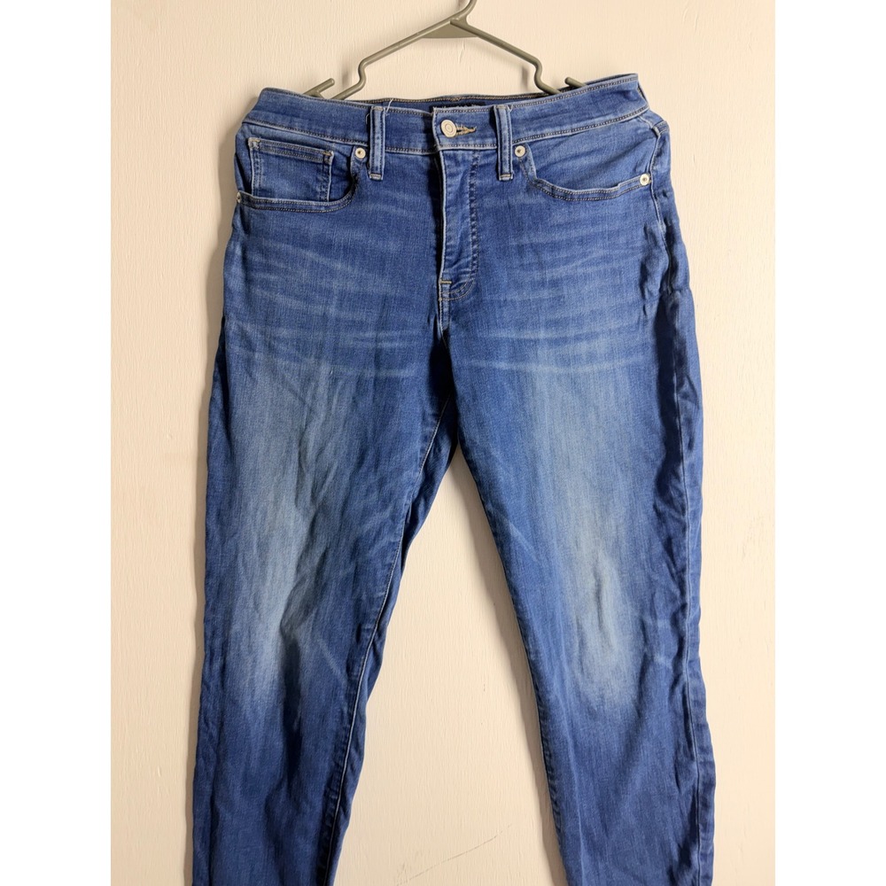 Lucky Brand Women Blue Mid Rise Skinny Jeans Medium Wash Size 10/30 Denim Pants
